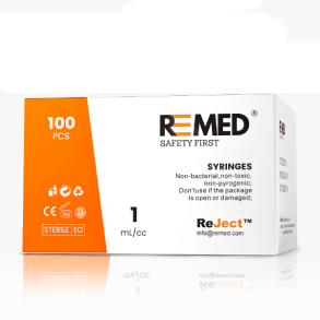 Sprøyte 1ml (100 stk)