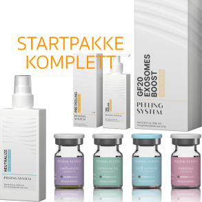 Startpakke: Peeling og eksosome boost